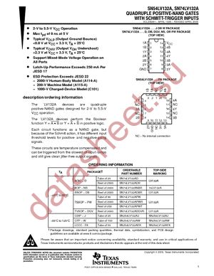 SN74LV132APW datasheet  